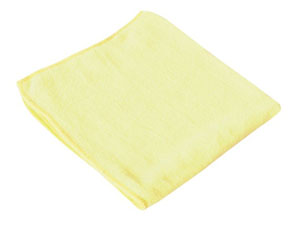 Microfibre General Purpose Cloth Yellow 400 x 400mm 250GSM- 10x Per Pack